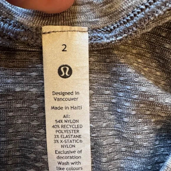 Lululemon Swiftly Tech Long Sleeve Shirt 2.0 Waist Length Size 2 - Picture 5 of 7